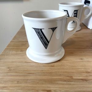 Letter V mug